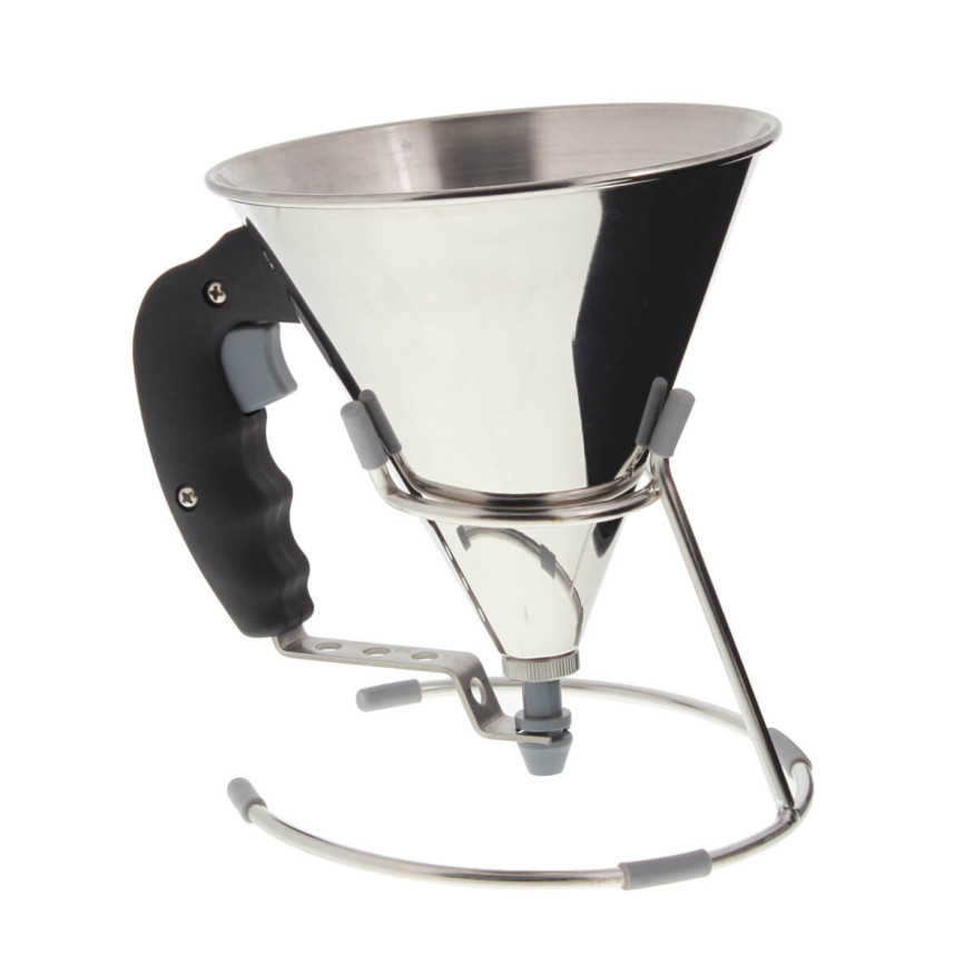 Entonnoir inox à piston - De Buyer