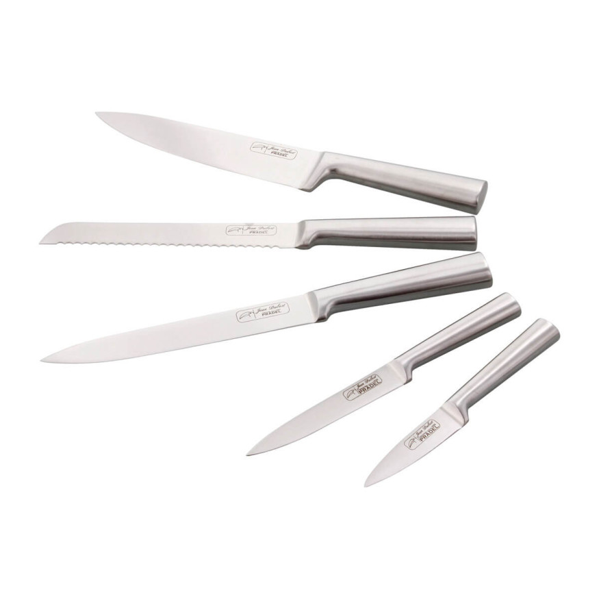 Bloc 5 couteaux inox Kimono bambou - Jean Dubost
