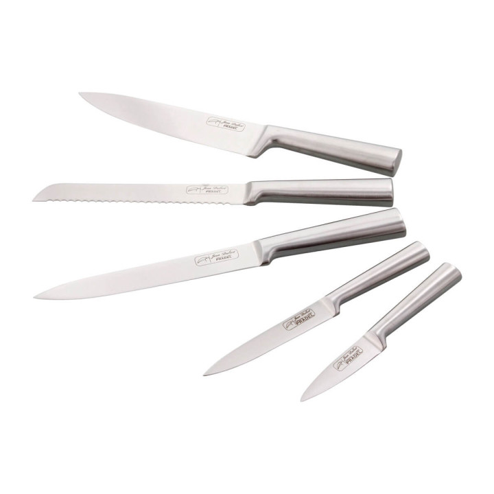 Bloc 5 couteaux inox Kimono bambou - Jean Dubost
