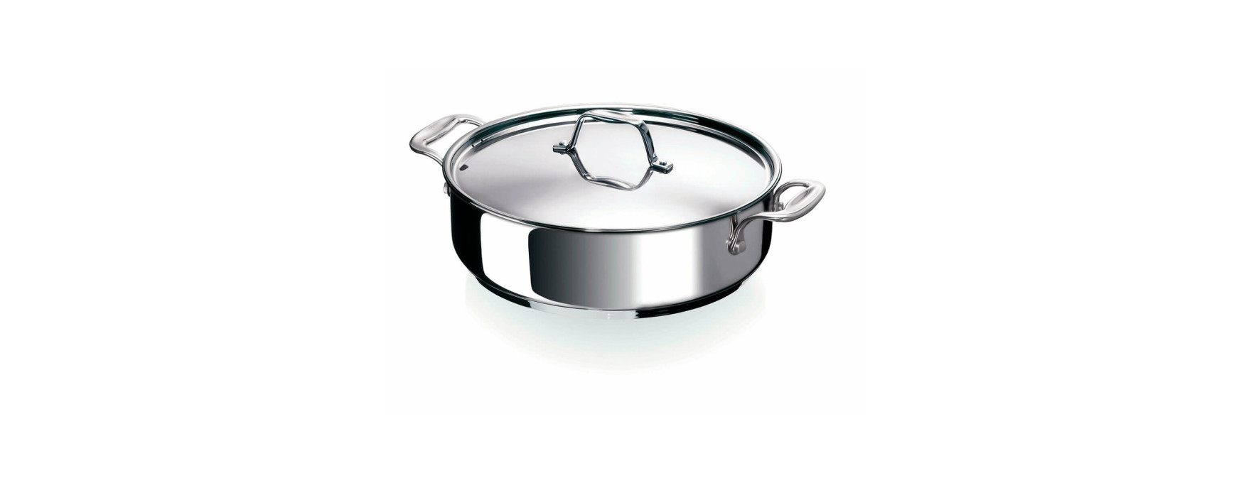 Sauteuse inox Chef avec couvercle 28 cm  - Beka