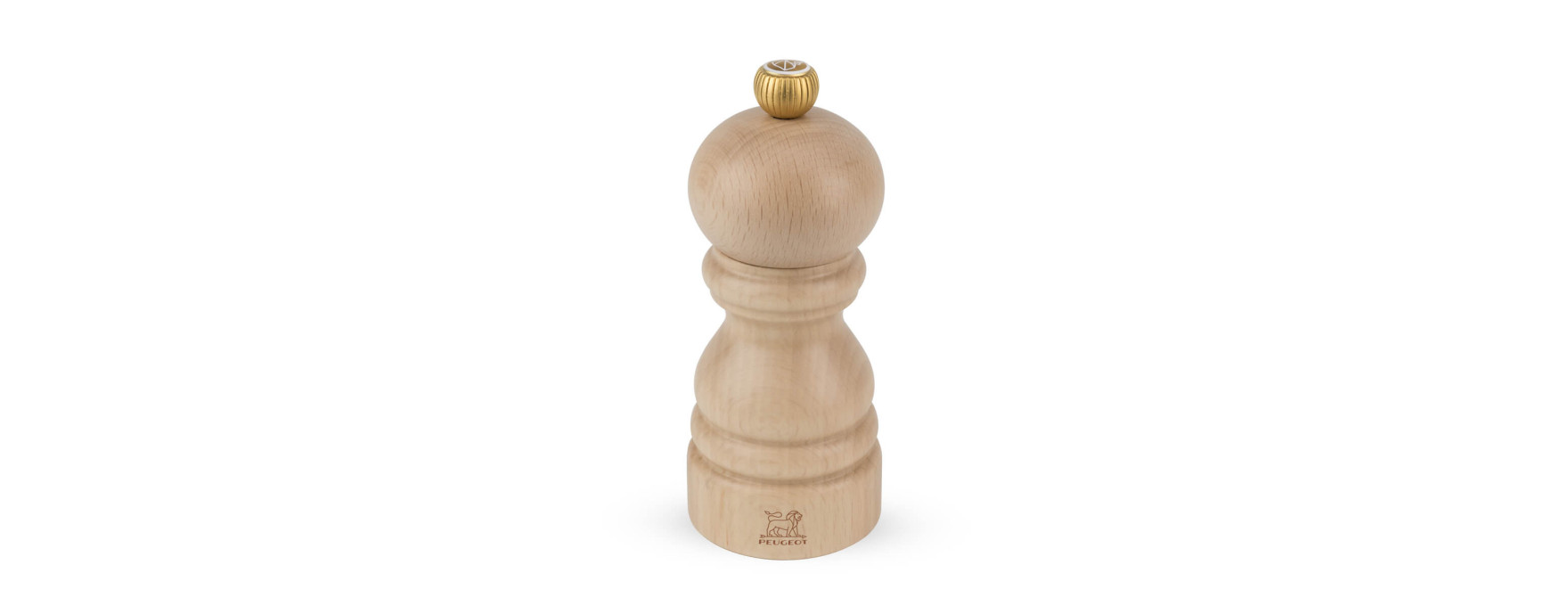 Moulin à sel sec Paris Uselect bois naturel 12cm - Peugeot