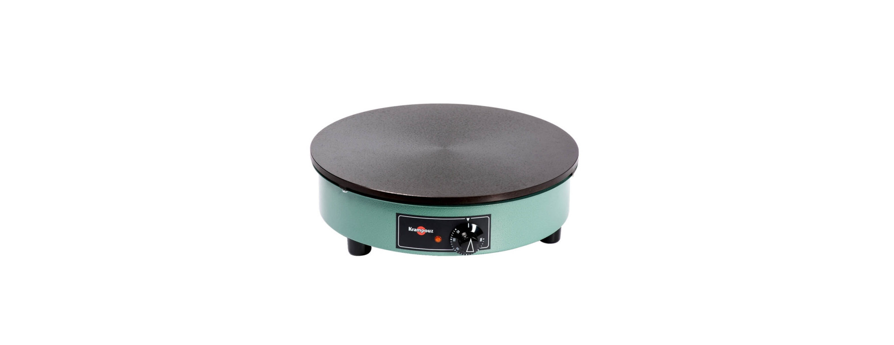 Crêpière électrique Billig noire et verte 40 cm - Krampouz
