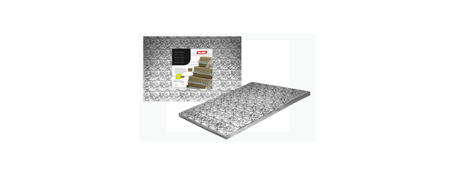 Cake drum : base épaisse pour gâteau rectangulaire : 30x40cm
