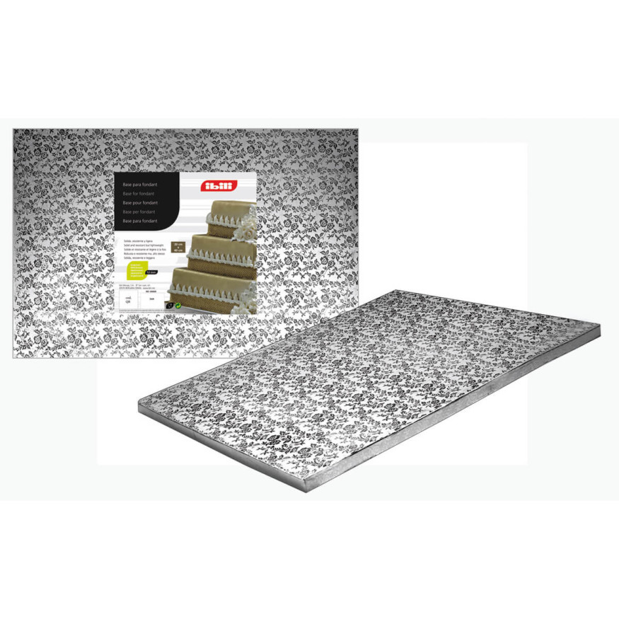 Cake drum : base épaisse pour gâteau rectangulaire : 30x40cm