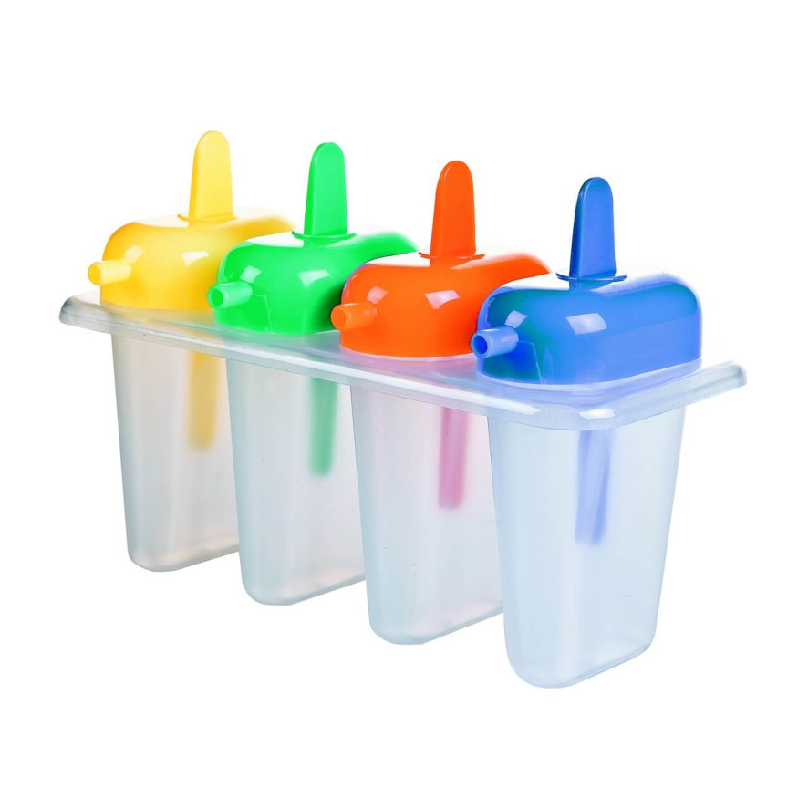 Moule 4 glaces esquimaux en plastique - Ibili