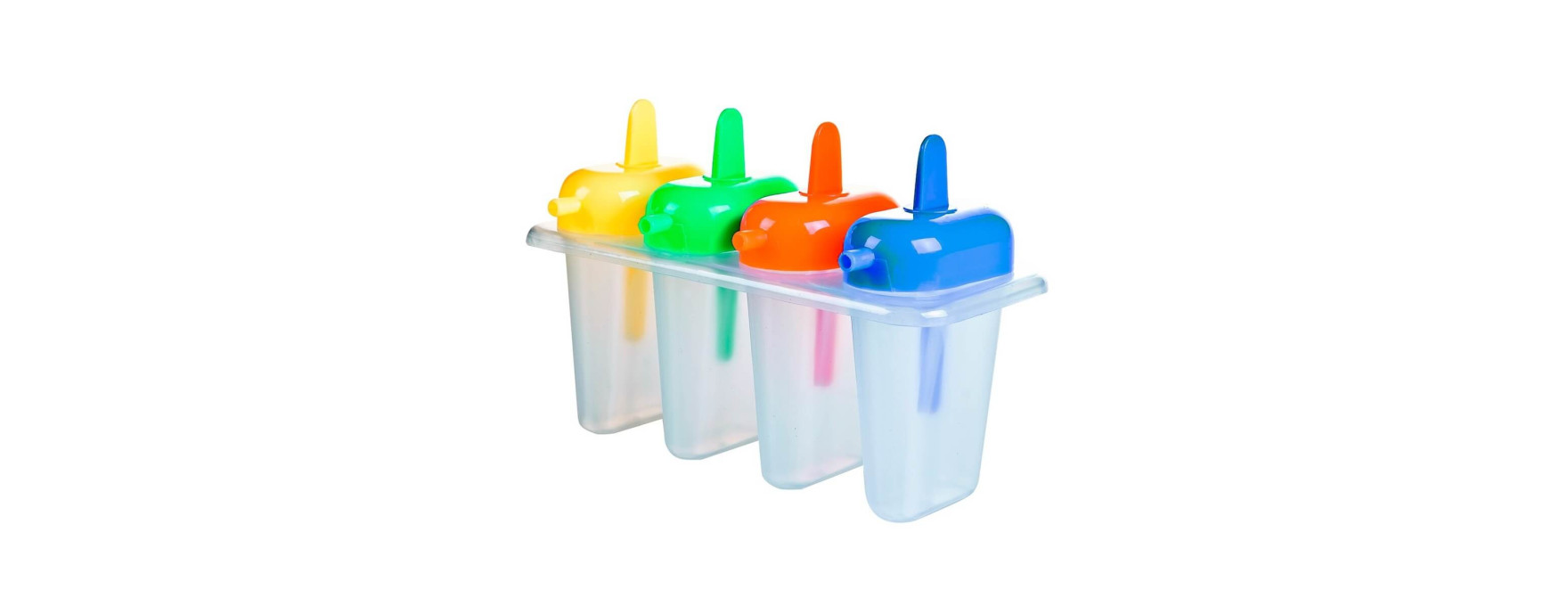 Moule 4 glaces esquimaux en plastique - Ibili