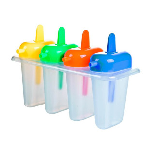 Moule 4 glaces esquimaux en plastique - Ibili
