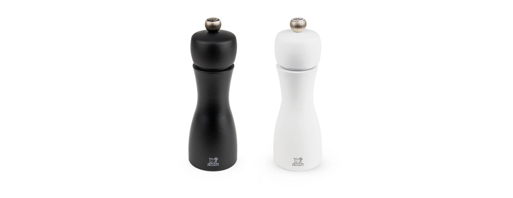 Coffret duo moulins Tahiti noir et blanc sel et poivre