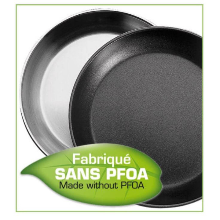 Sauteuse amovible revétue Mutine 28 cm  - Cristel