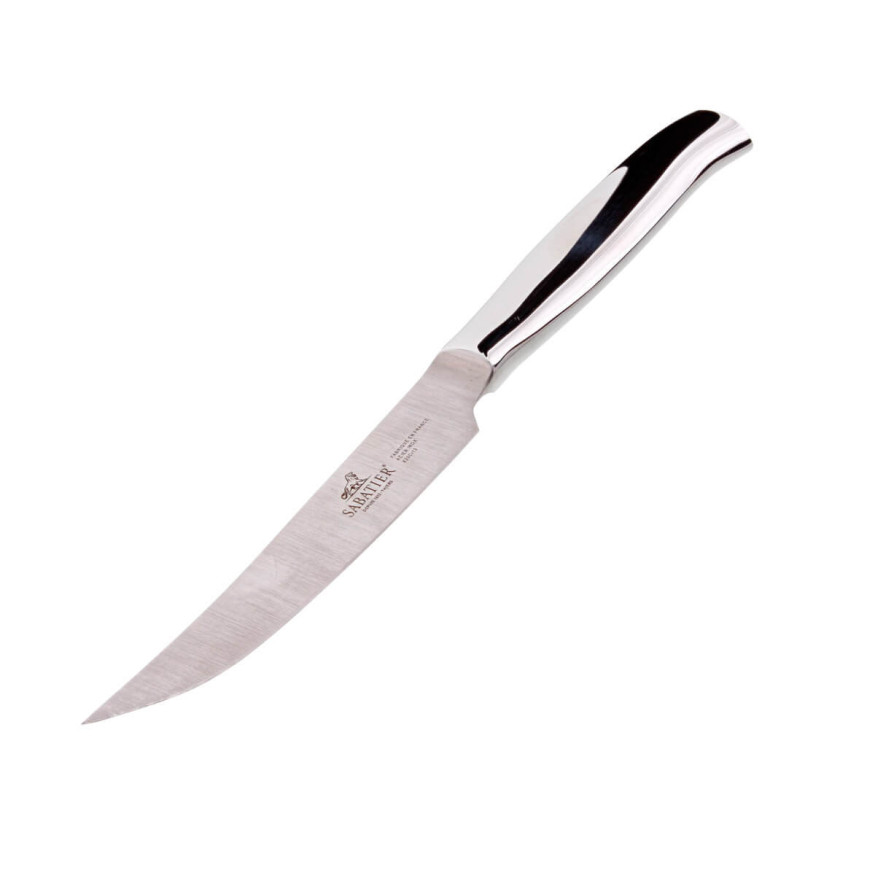 Coffret 6 couteaux steak lame lisse Saint-Germain en inox - 