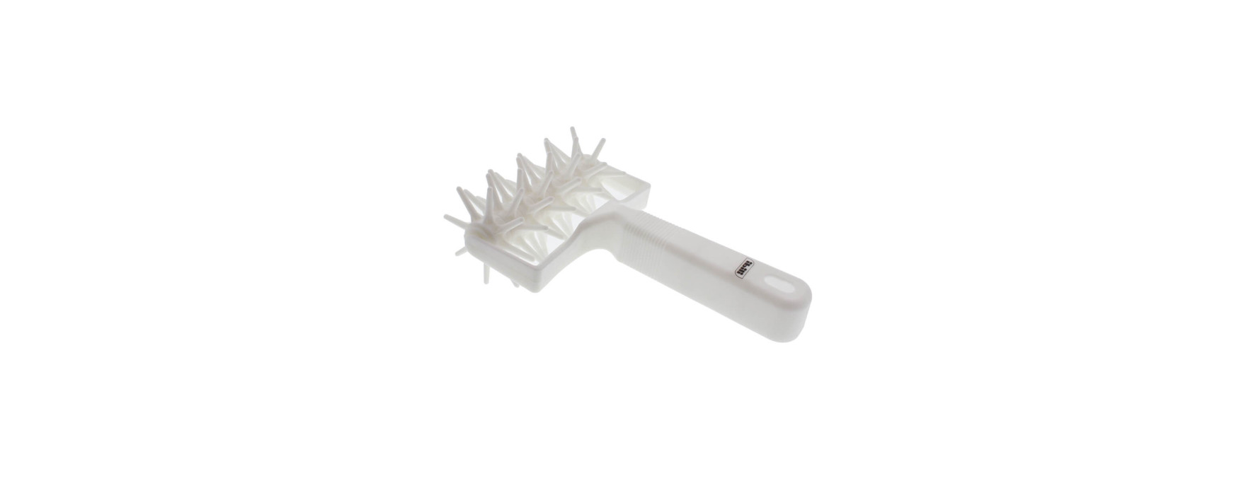 Rouleau pique-pâte en plastique blanc - Ibili