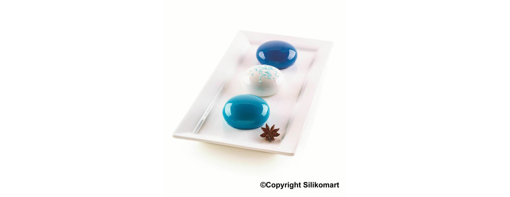 Moule en silicone 3D 6 mini Goccia - Silikomart