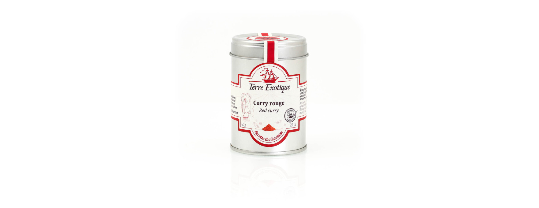 Curry rouge thaï 60gr - Terre Exotique