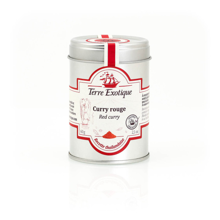 Curry rouge thaï 60gr - Terre Exotique