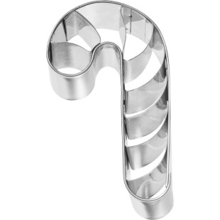 Emporte-pièce en inox de Noël : canne à sucre Noël 7 cm - Bi
