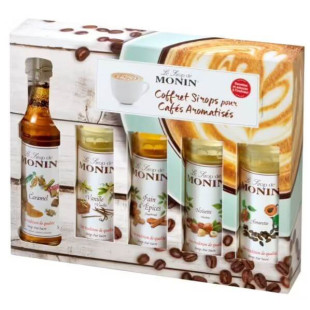 Coffret cafés gourmands 5 mignonnettes 5 x 50ml - Monin