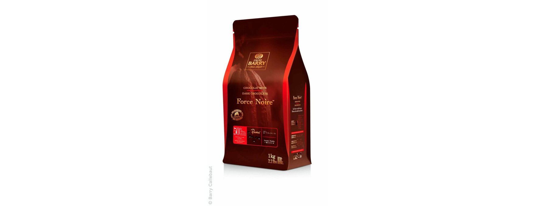 Chocolat noir Force Noire 50% 1 kg - Barry