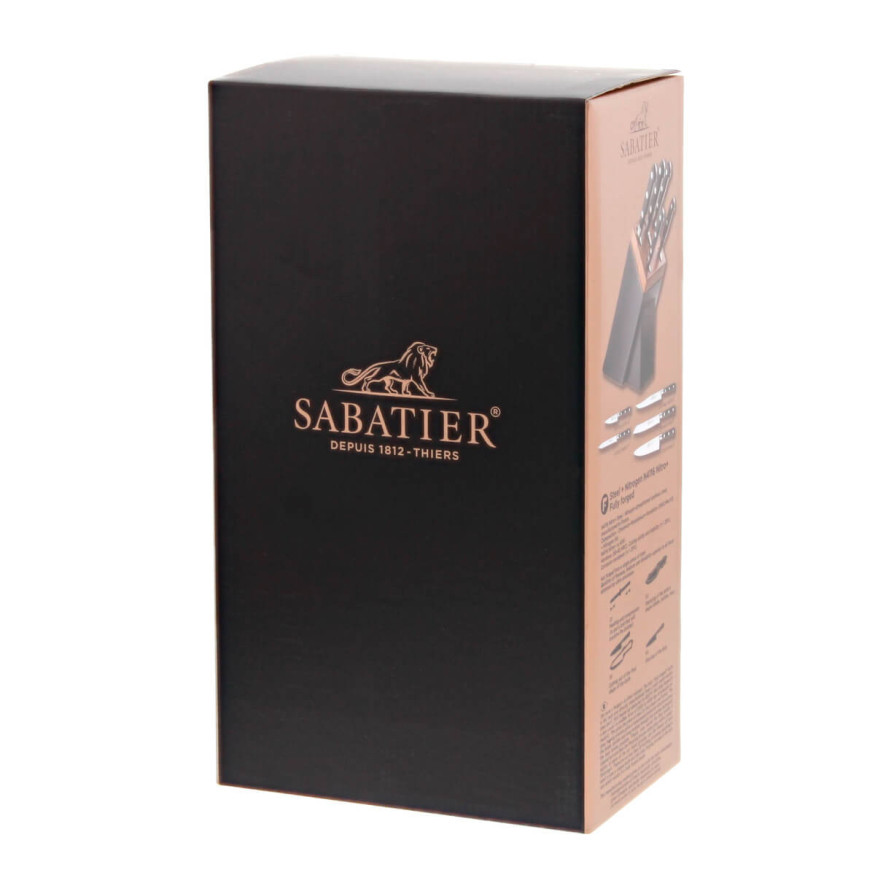 Bloc 5 couteaux idéal forges rivets inox Sarlat - Sabatier