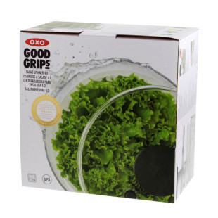 Essoreuse à salade transparente Push 27 cm - Oxo