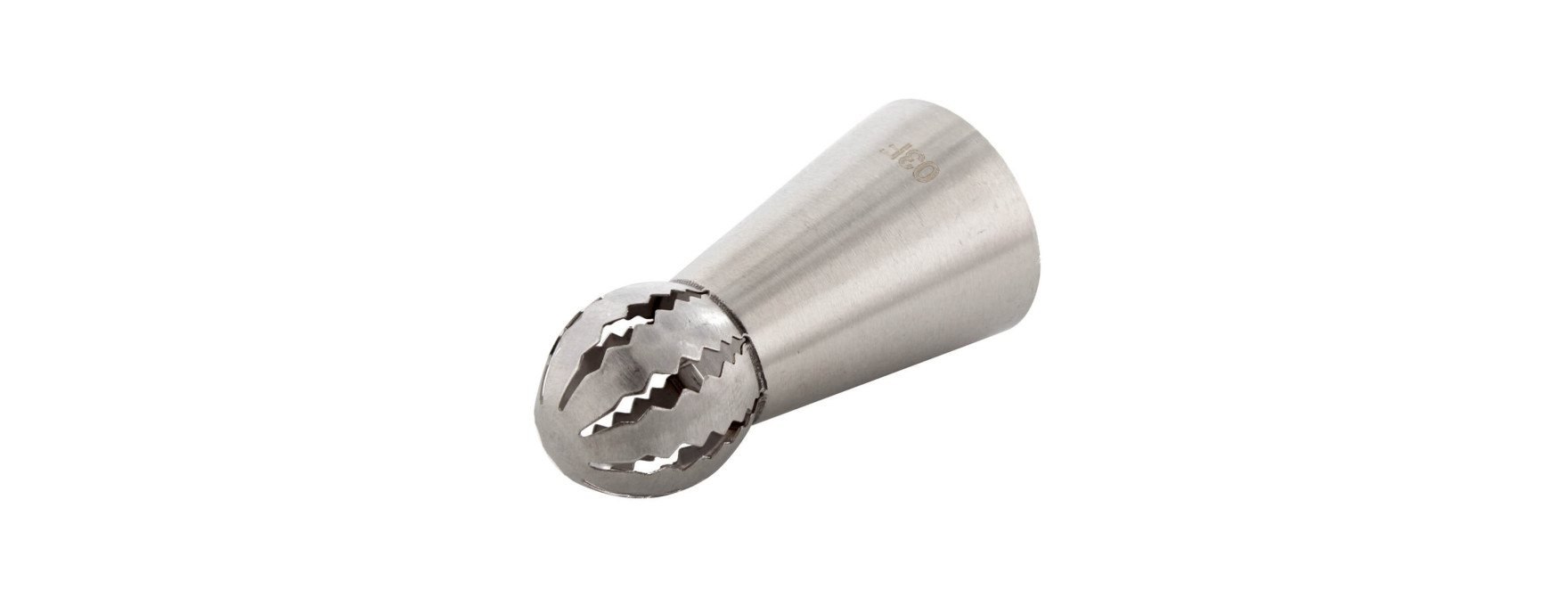 Douille en inox : sphère ondulée