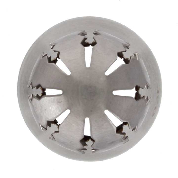 Douille en inox : sphère ondulée