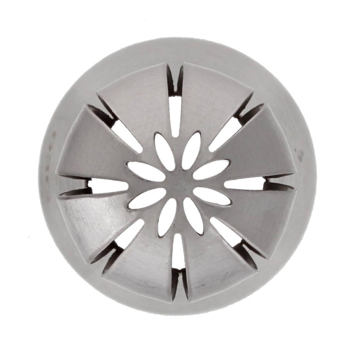 Douille en inox : sphère fine double motif
