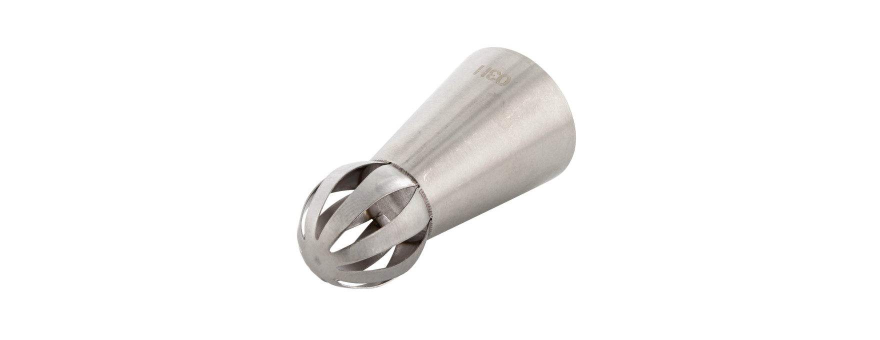 Douille en inox : sphère ruban - Zodio