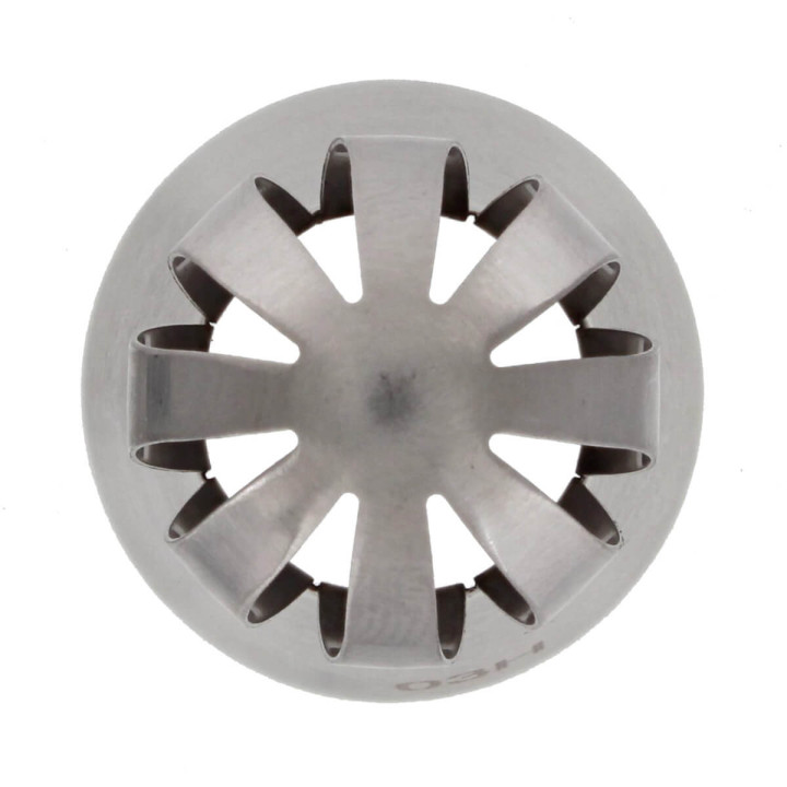 Douille en inox : sphère ruban - Zodio