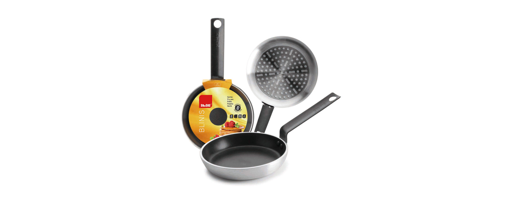 Poêle à blinis revétue 14cm - Ibili