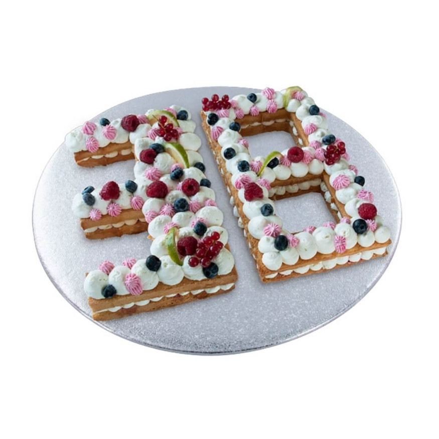 Moule en inox pour number cake et letter cake