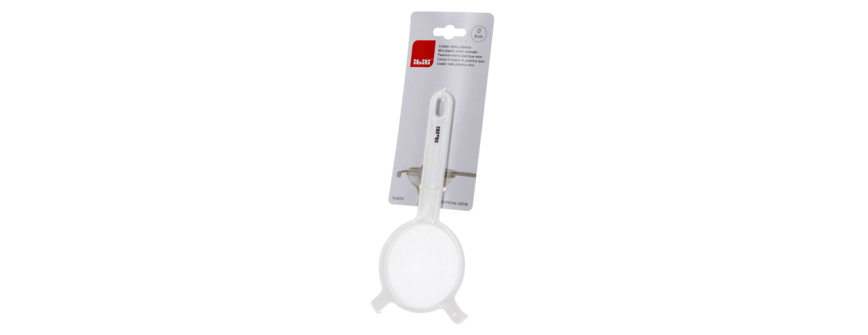 Passoire tamis avec maille en plastique 8 cm - Ibili
