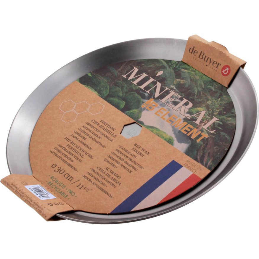 Crépiere galetière 30 cm  Mineral B élément en tôle - De Buy