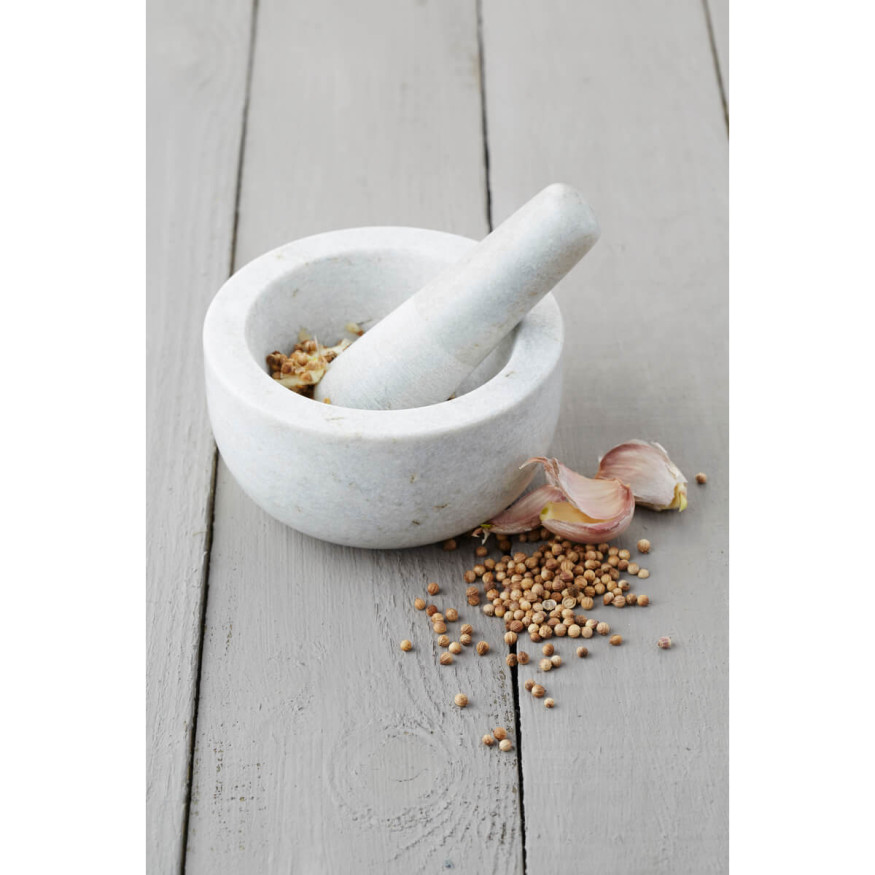 Mortier et pilon marbre - Point Virgule