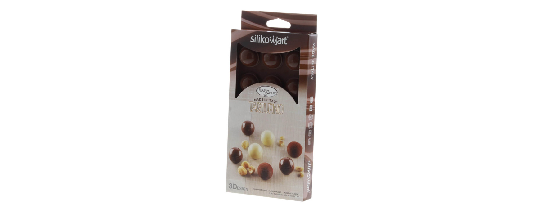 Moule à chocolat en silicone Tartufino - Silikomart