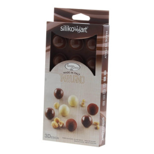 Moule à chocolat en silicone Tartufino - Silikomart