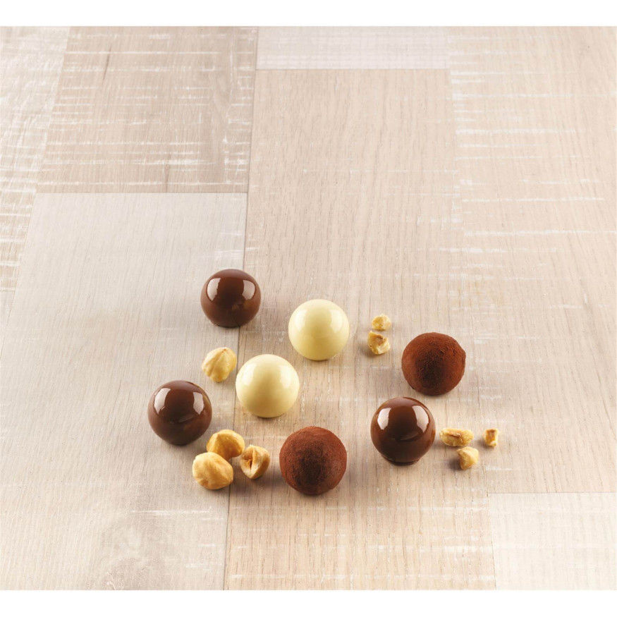 Moule à chocolat en silicone Tartufino - Silikomart