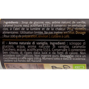 Arôme alimentaire naturel de vanille 50 ml - Patisdecor