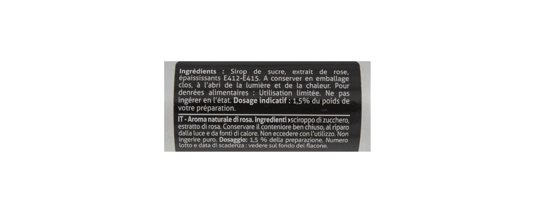Arôme alimentaire naturel de rose 50 ml - Patisdecor