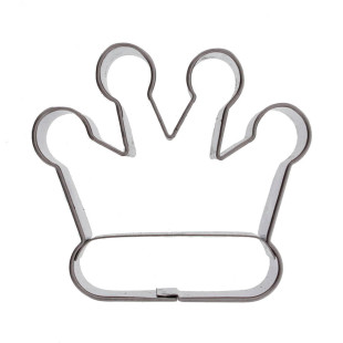 Emporte-pièce en inox couronne 5 cm - Birkmann