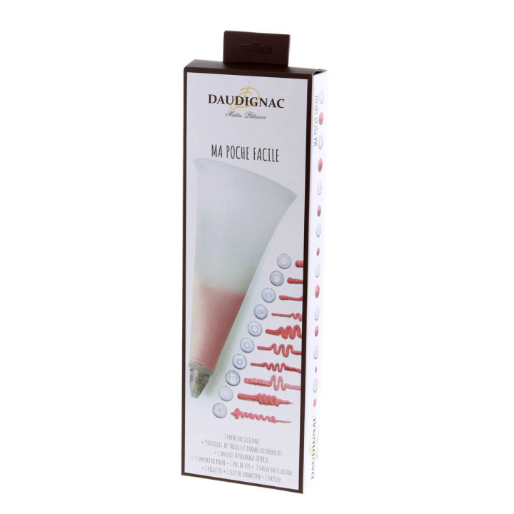 Poche facile silicone marron - Daudignac