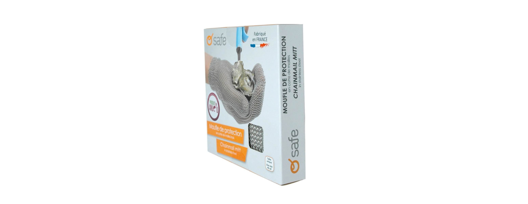 Moufle en cotte de mailles inox - O'safe