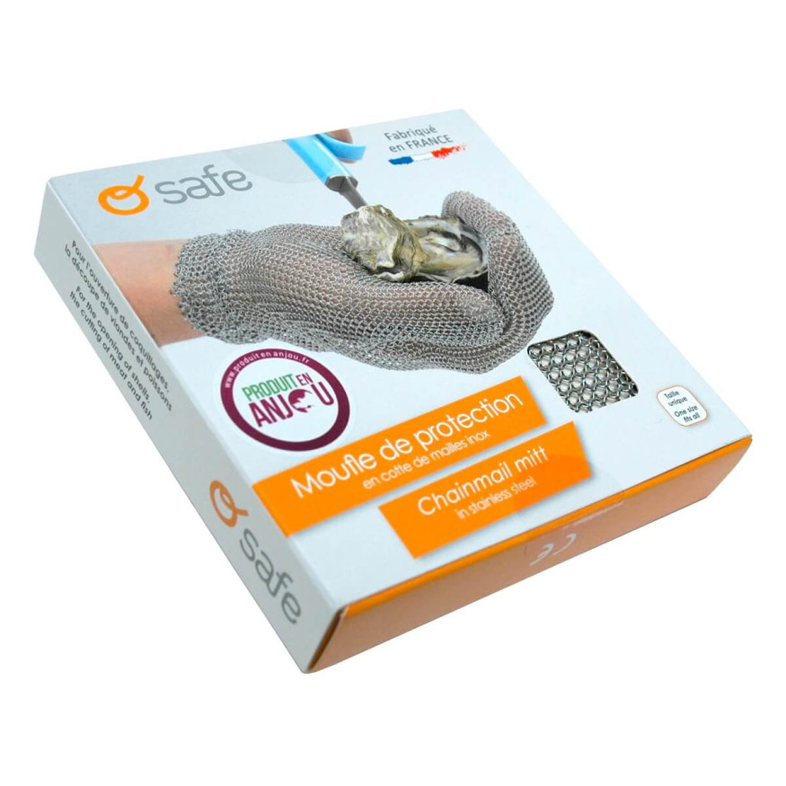 Moufle en cotte de mailles inox - O'safe