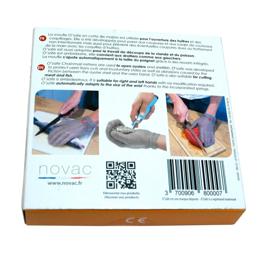 Moufle en cotte de mailles inox - O'safe