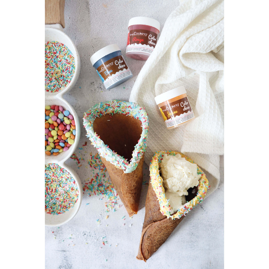 Décor à parsemer : vermicelles multicolores 80 gr - Scrapcooking