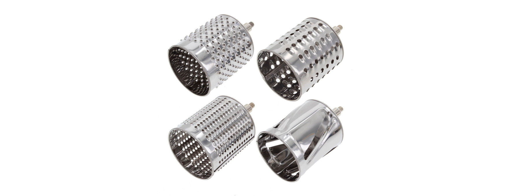 Rape inox 4 tambours fixation ventouse - La Bonne Graine
