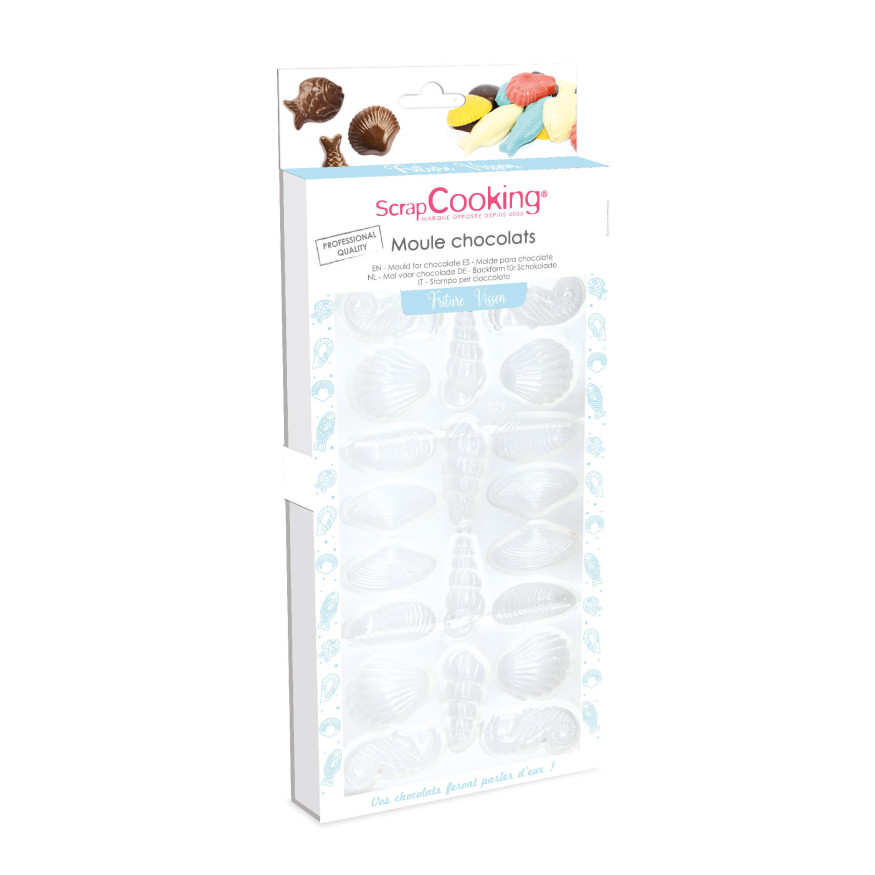 Moule à chocolat en plastique rigide 20 empreintes Fritures