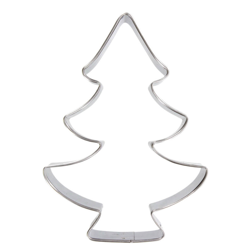 Emporte-pièce en inox de Noël : sapin de Noël 8 cm - Alice Délice