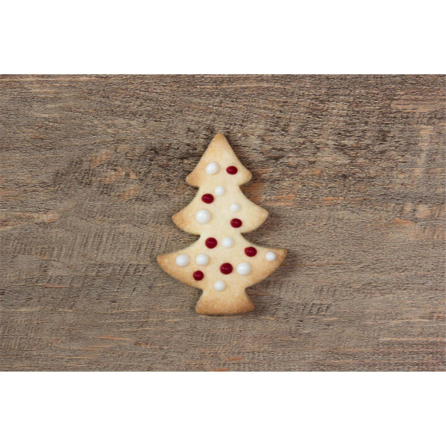 Emporte-pièce en inox de Noël : sapin de Noël 8 cm - Alice Délice
