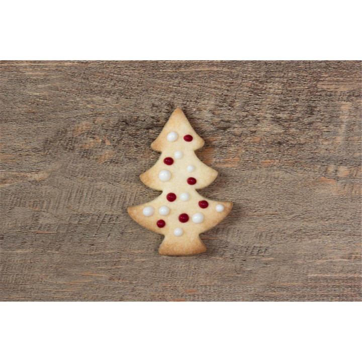 Emporte-pièce en inox de Noël : sapin de Noël 8 cm - Alice Délice