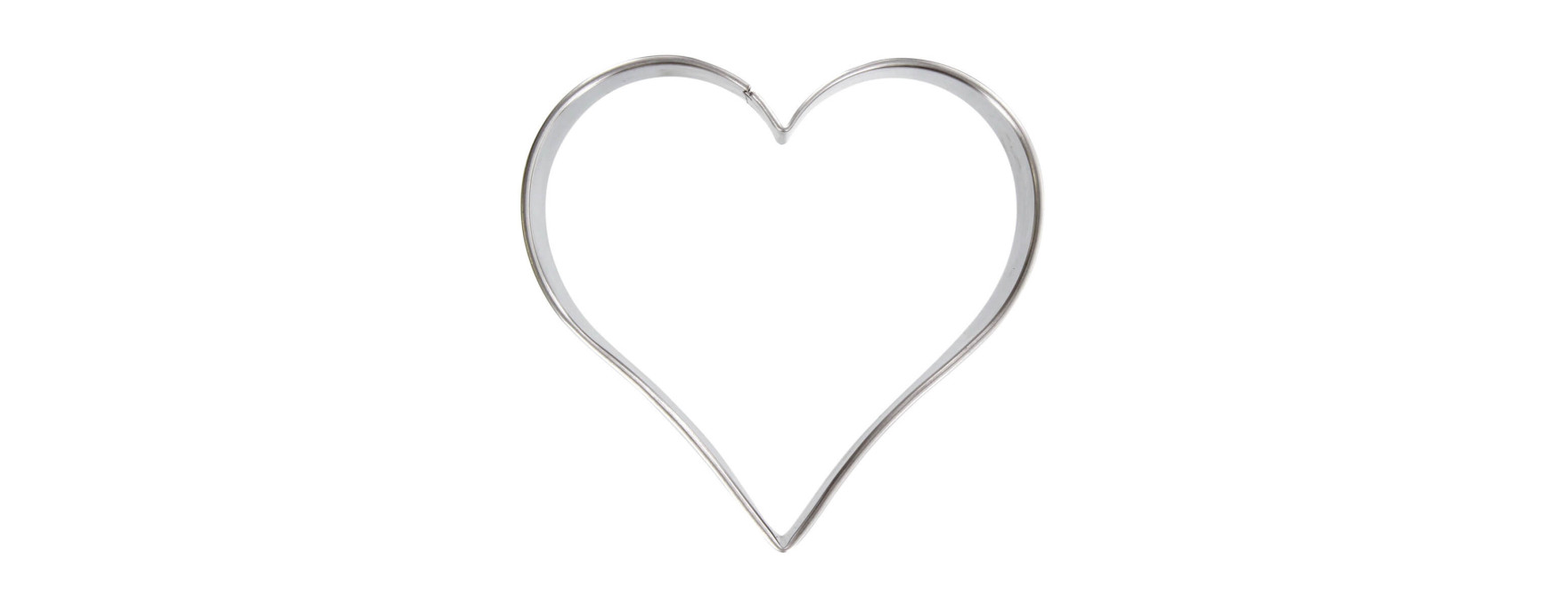 Emporte-pièce en inox coeur 6.5 cm - Alice Délice
